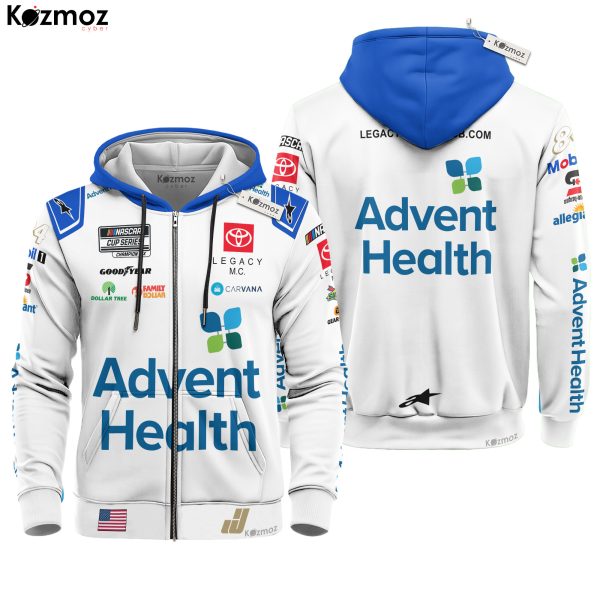 Jimmie Johnson Racing Costume 2024 Advent Health Collection - Legacy Motor Club NASCAR Racing Team - 8