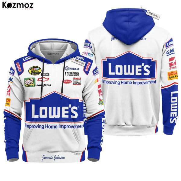 Jimmie Johnson Racing Costume Lowe s Gainsco 2024 Collection - Legacy Motor Club NASCAR Racing Team - 7