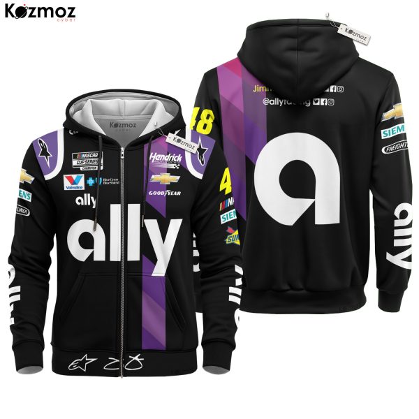 Jimmie Johnson Racing Suit Ally 2020 Collection - NASCAR Racing Team - 8