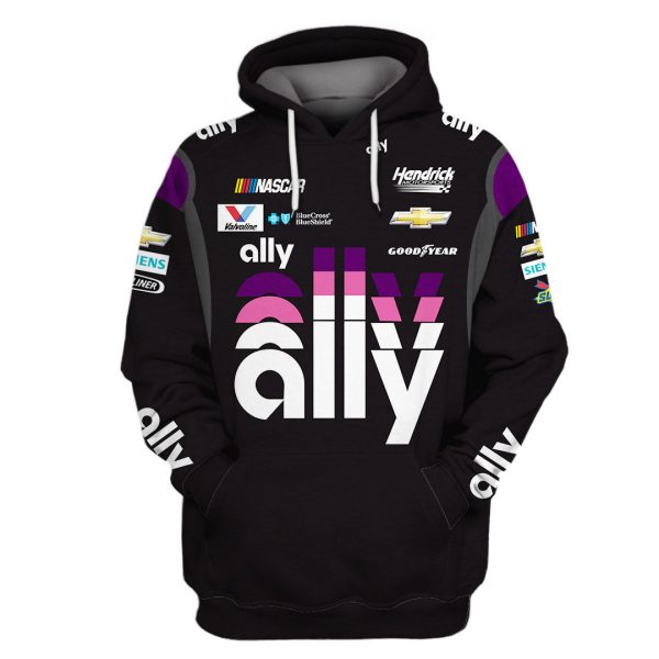 Jimmie Johnson Racing Suit Ally 2021 Hoodie Collection - Hendrick Motorsports NASCAR Team - 14