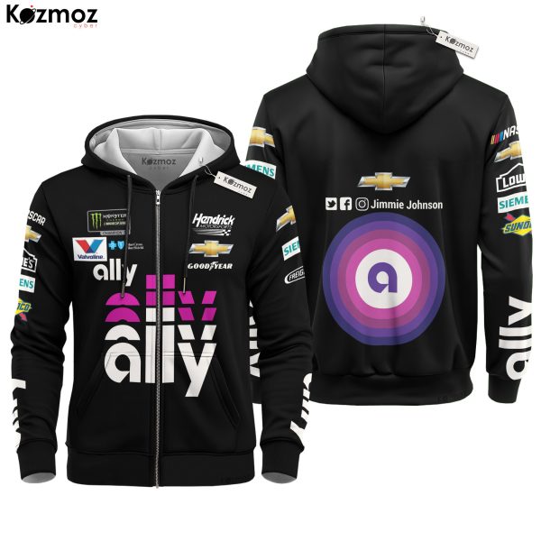 Jimmie Johnson Racing Suit Ally Purple 2020 Collection - NASCAR Racing Team - 8