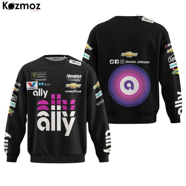 Jimmie Johnson Racing Suit Ally Purple 2020 Collection - NASCAR Racing Team - 9