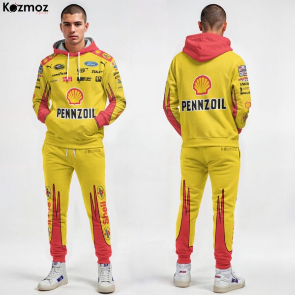 Joey Logano Racing Suit Shell-Pennzoil #22 2018 Collection - NASCAR Racing Team - 12