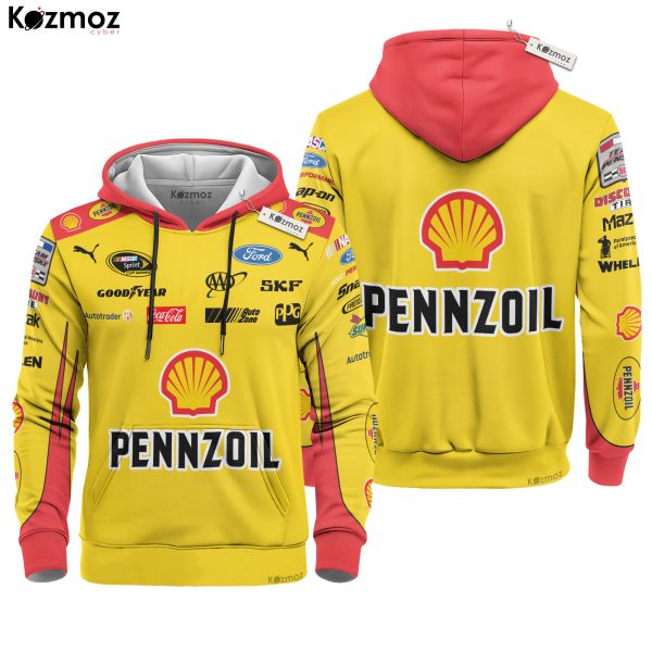 Joey Logano Racing Suit Shell-Pennzoil #22 2018 Collection - NASCAR Racing Team - 9