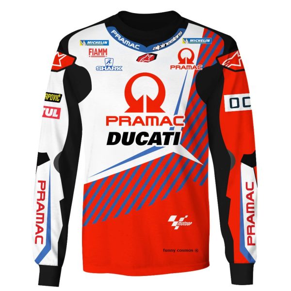 Johann Zarco Costume Suit 2021 Pramac Ducati MotoGP Championship - 14