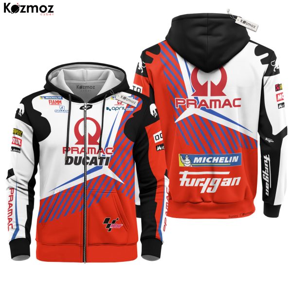 Johann Zarco Racing Costume Suit 2021 Pramac Ducati MotoGP Team - 9