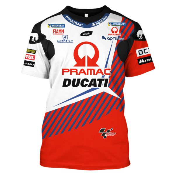 Johann Zarco Racing Costume Suit 2021 Pramac Ducati MotoGP Team - 12
