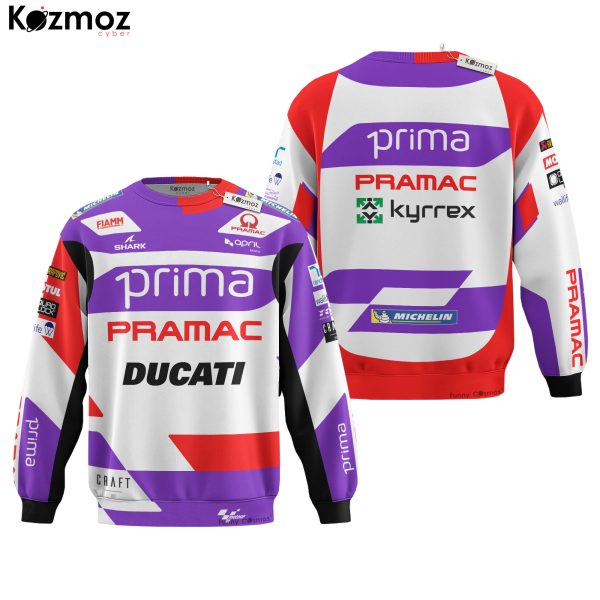 Johann Zarco Racing Suit 2023 Collection - Pramac Ducati MotoGP Team - 9
