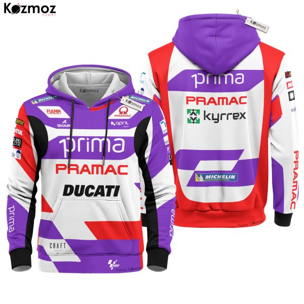 Johann Zarco Racing Suit 2023 Collection - Pramac Ducati MotoGP Team - 7