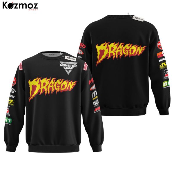 Jon Zimmer Jr Dragon Monster Truck Inspired Hoodie & Jogger Set - 9