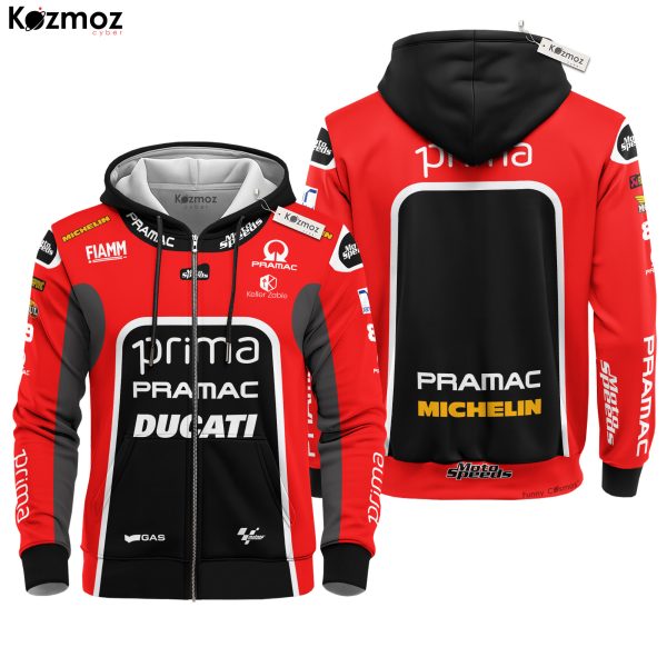 Jorge Martin Racing Suit Ducati British GP 2024 Collection - Ducati MotoGP Racing Team - 8
