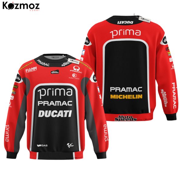 Jorge Martin Racing Suit Ducati British GP 2024 Collection - Ducati MotoGP Racing Team - 9