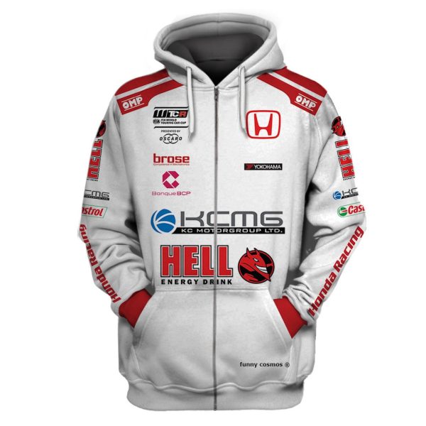 Kcmg Hoodie Kcmg, Yokohama, Omp, Hell Energy Drink , Fia Sweater Racing Costume