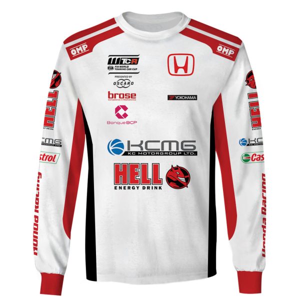 Kcmg Hoodie Kcmg, Yokohama, Omp, Hell Energy Drink , Fia Sweater Racing Costume - 17