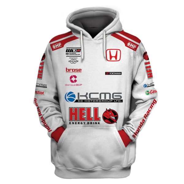 Kcmg Hoodie Kcmg, Yokohama, Omp, Hell Energy Drink , Fia Sweater Racing Costume - 14