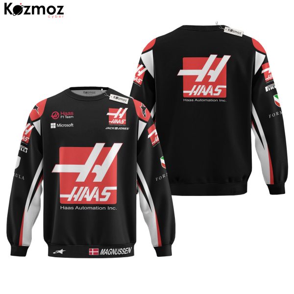 Kevin Magnussen Racing Costume 2017 Haas Racing Uniform - 9