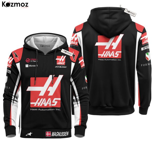 Kevin Magnussen Racing Costume 2017 Haas Racing Uniform - 7