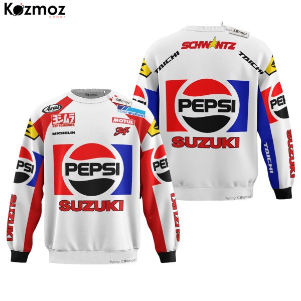 Kevin Schwantz Racing Costume Suit 1993 - Pepsi Suzuki MotoGP - 11