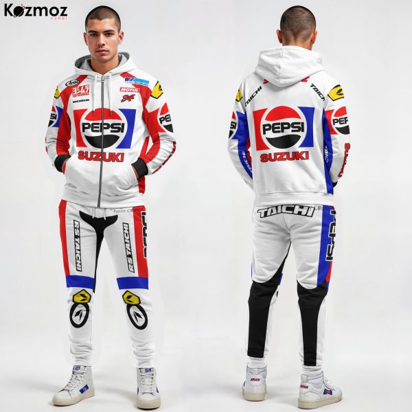 Kevin Schwantz Racing Costume Suit 1993 - Pepsi Suzuki MotoGP - 8