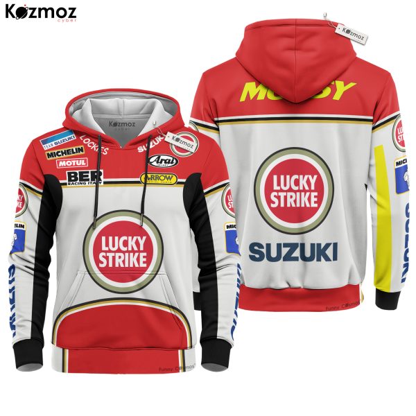 Kevin Schwantz Racing Suit Suzuki 1993 Collection - Lucky Stripe MotoGP Racing Team - 7