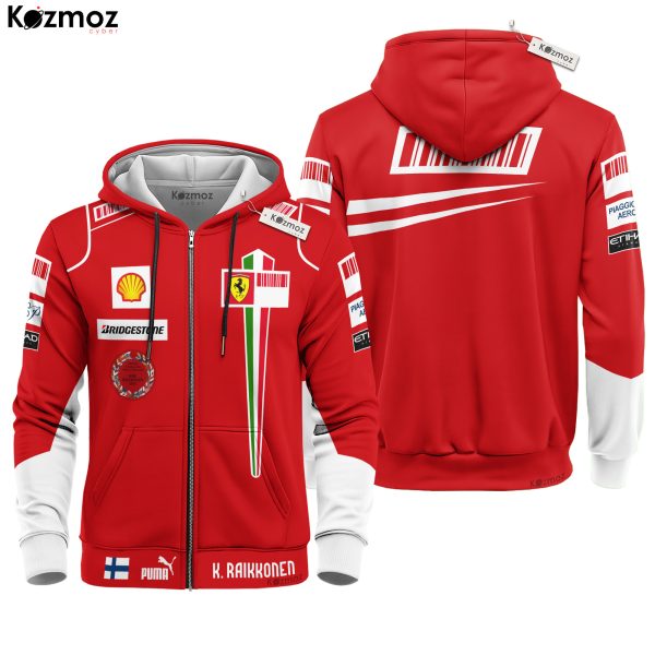 Kimi Raikkonen Racing Costume 2008 Collection Racing Team - 8