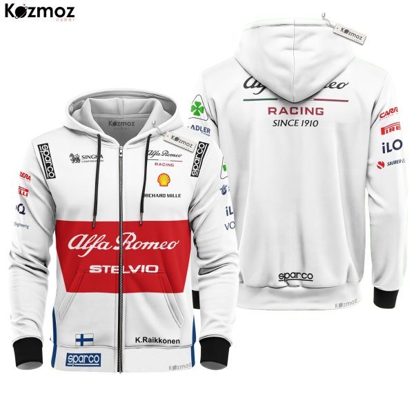 Kimi Raikkonen Racing Costume 2019 Azerbaijan Collection - Alfa Romeo Racing Team - 8