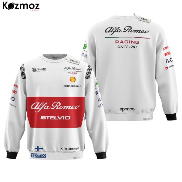 Kimi Raikkonen Racing Costume 2019 Azerbaijan Collection - Alfa Romeo Racing Team - 9