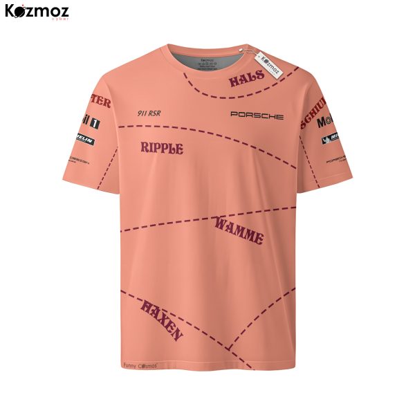 Kévin Estre Porsche Pink Pig Costume Racing Suit - 16