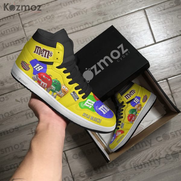 Kyle Busch Custom Shoes #18 Livery 2015 Livery M&M's Racing Shoes - 7