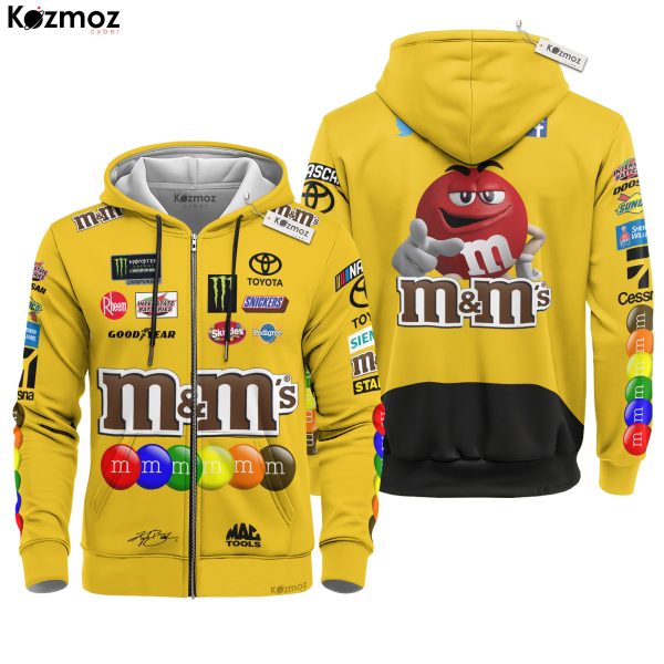 Kyle Busch Racing Suit M&M's 2020 Collection - Joe Gibbs NASCAR Racing - 9