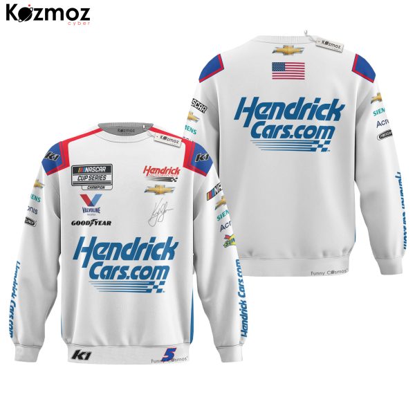Kyle Larson Racing Firesuit Costume Signed & Race-Used 2022 Collection - Hendrick Motorsports NASCAR Racing Team - 9