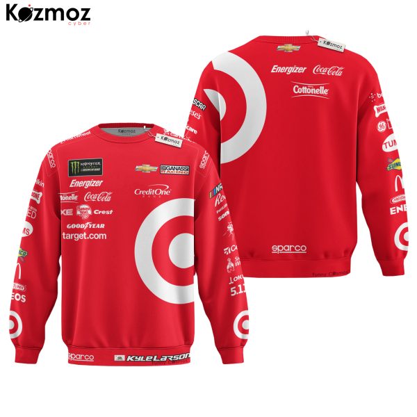 Kyle Larson Racing Firesuit Costume Target Sparco 2025 Collection - Hendrick Motorsports NASCAR Racing Team - 9