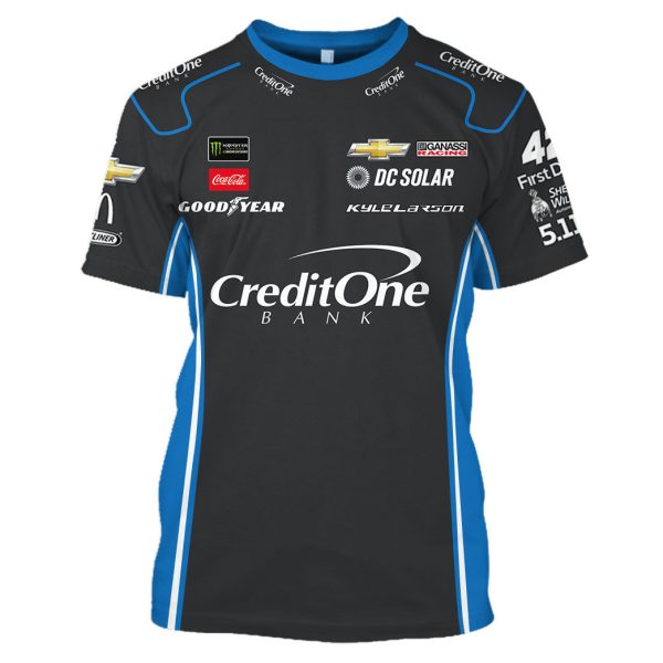 Kyle Larson Racing Hoodie Ganassi Racing Collection - NASCAR Racing Team - 8