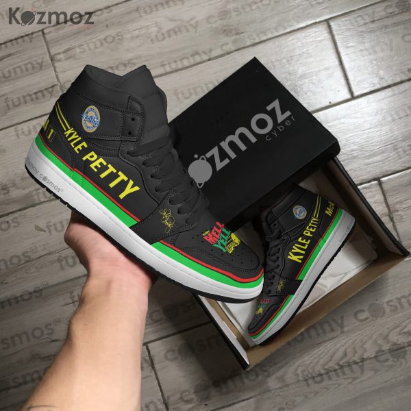 Kyle Petty Custom Shoes Yello #42 Livery 1992 Livery Mello Racing Shoes - 7