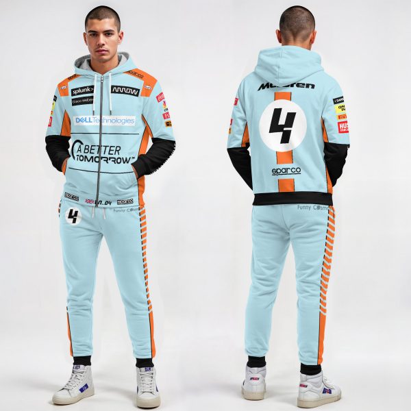 Last Lap Lando ML F1 Monaco GP Gulf Edition Costume Racing Suit - 12