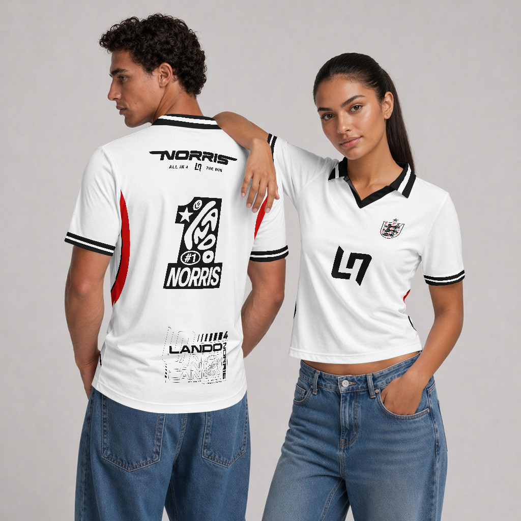 LN4 F1 Team Custom V-Neck Polo Shirt