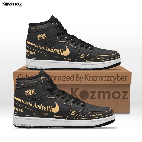 Lotus Mario Andretti Custom Shoes Ford-Cosworth 79 Livery 1978 Racing Shoes - 9