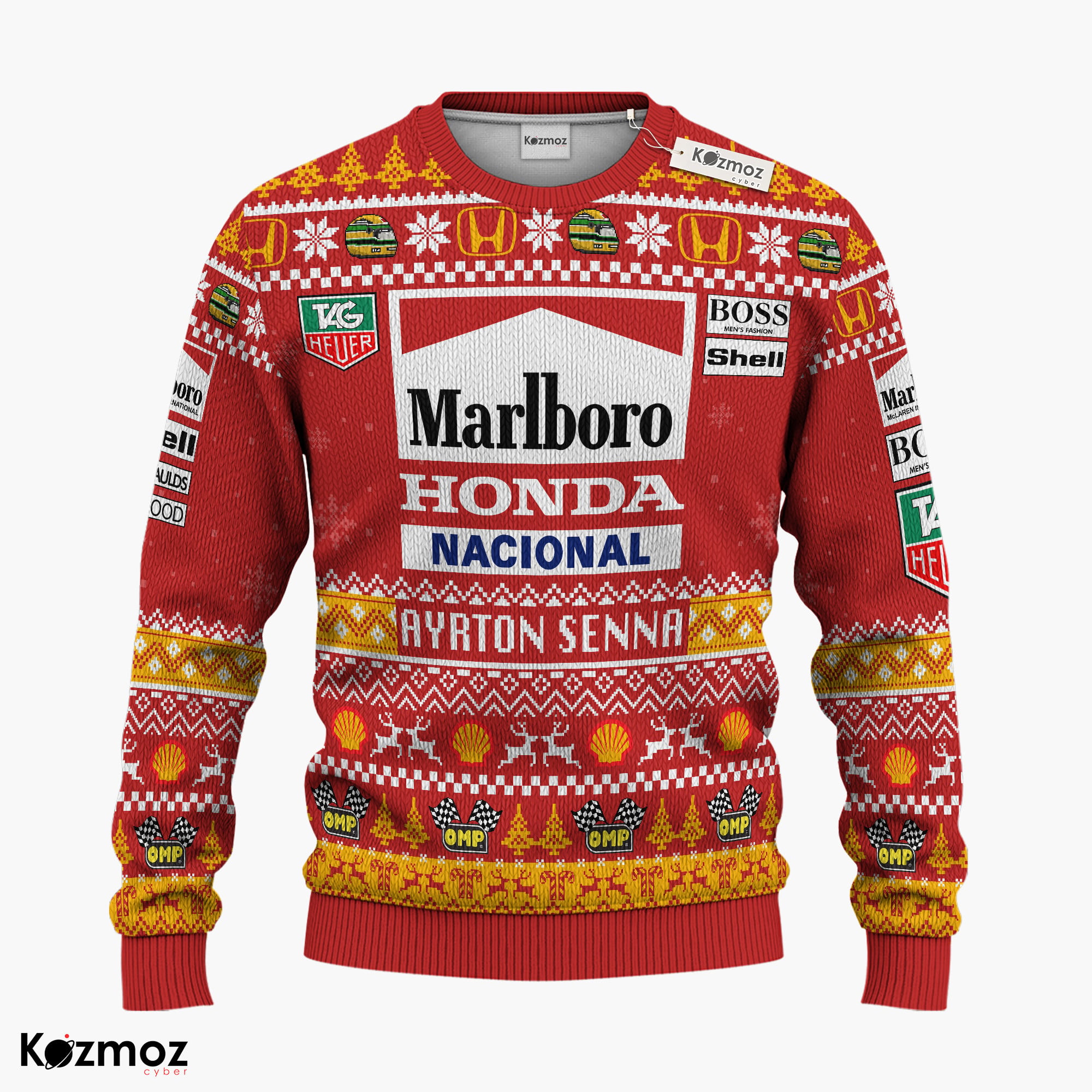 Magic Senna 1988 Ugly Xmas Sweater - 7