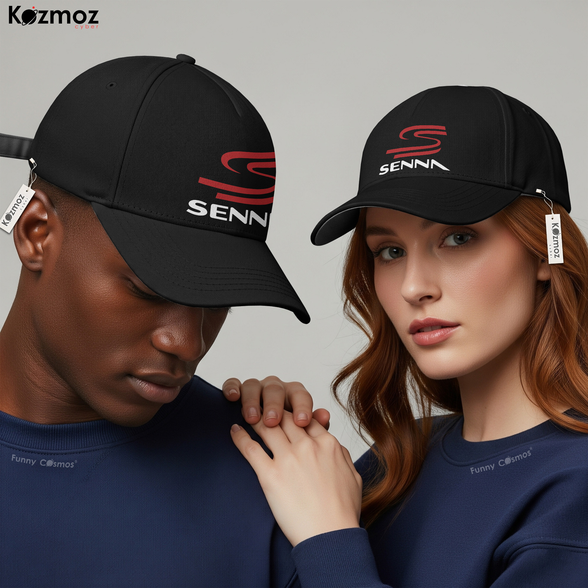 Magic Senna Cap Racing Legend Black Hat