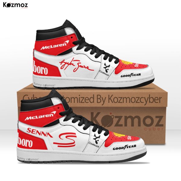Magic Senna JD1 Sneakers McLaren MP4-8 1993 Custom Racing Shoes - 24