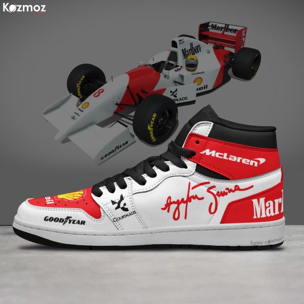 Magic Senna JD1 Sneakers McLaren MP4-8 1993 Custom Racing Shoes - 8