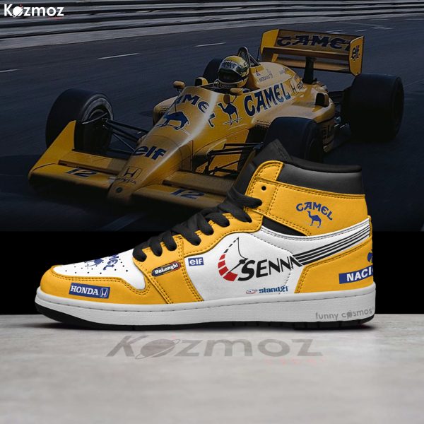 Magic Senna McLaren Custom Shoes Racing Monaco 1987 Racing JD Sneakers - 6