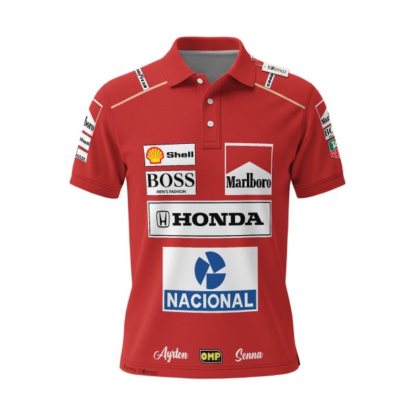 Magic Senna Polo Shirt 1988 - McLaren Honda Team - 6