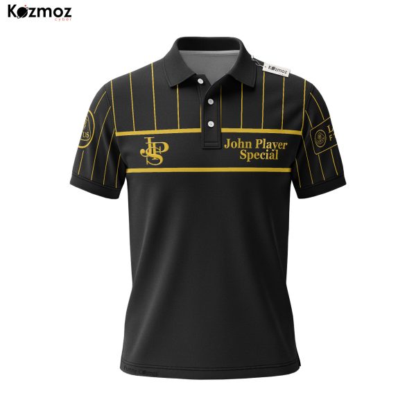 Magic Senna Polo Shirt (Gold Eddition) - Lotus Special Motorsport Teamwear - 6