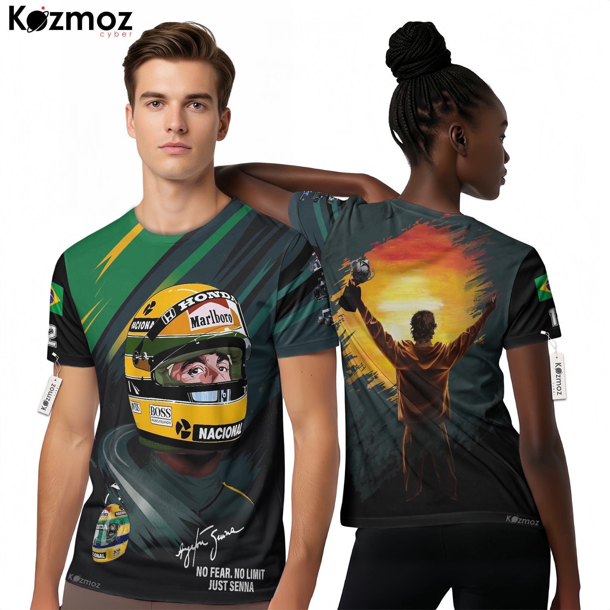 Magic Senna T Shirt Legend No Fear Tees Collection Shirt