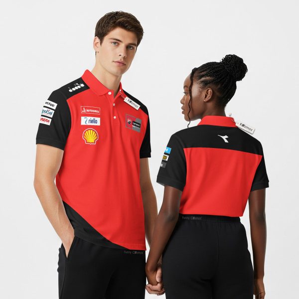 Marc Marquez Ducati MotoGP Racing Custom Polo Shirt