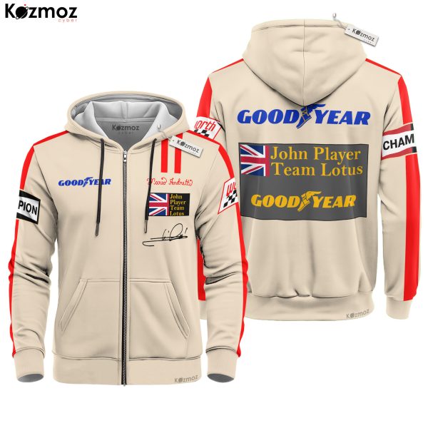 Mario Andretti Racing Costume 1976 Signed Race Used Lotus Racing Team - 8