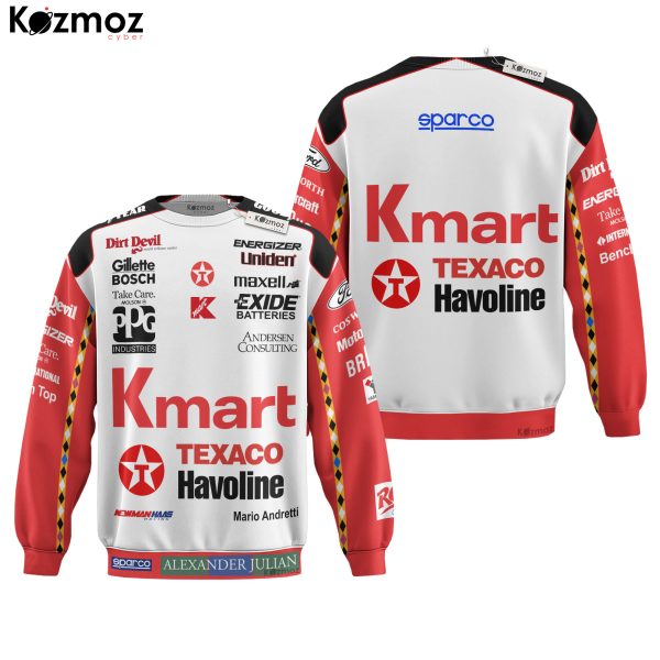 Mario Andretti Racing Costume Shirt Hoodie Collection - NewmanHaas Racing Team - 9