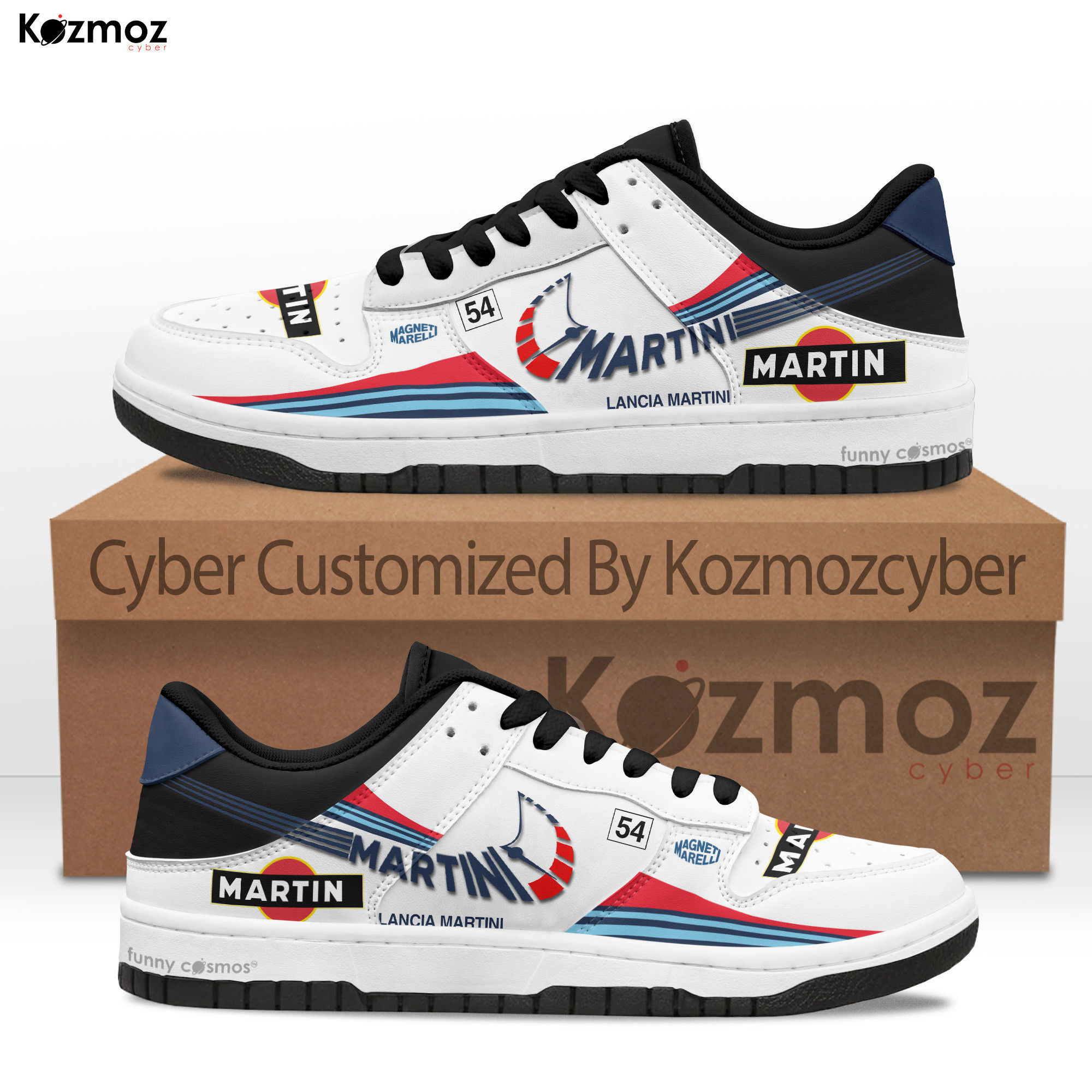 Martini Lancia Custom Shoes Lancia Delta HF Racing Livery 1992 Racing Shoes