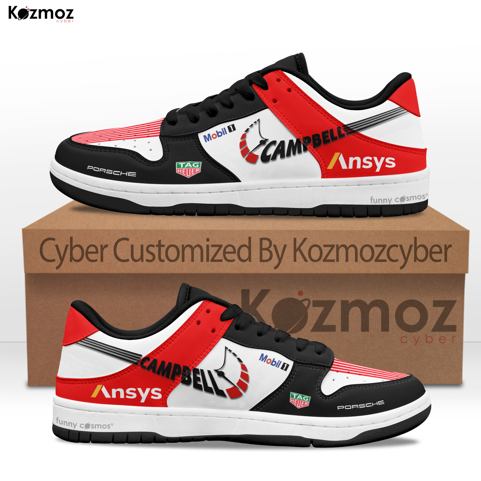 Matt Campbell Custom Shoes 963 WEC Livery 2024 Racing SB Shoes - 9